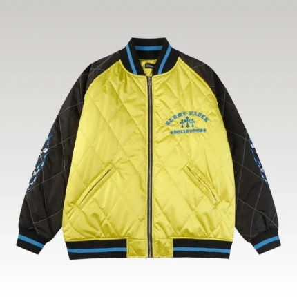 Jacket Chrome Hearts Flaming Youth Quilted CH061 - Drip Slum