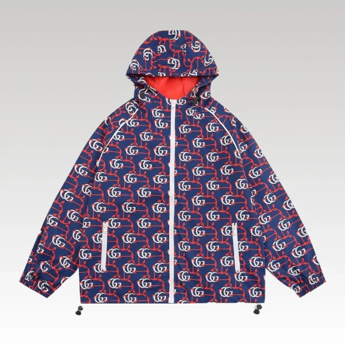 Jacket Gucci GG Logo Windbreaker GC089 - Drip Slum