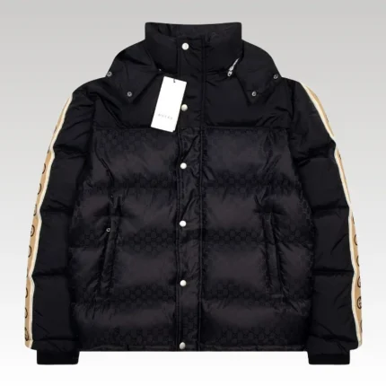 Jacket Gucci Puffer Monogram Black GC005 - Drip Slum