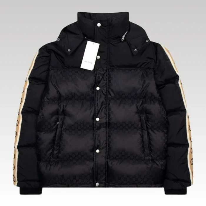 Jacket Gucci Puffer Monogram Black GC005 - Drip Slum