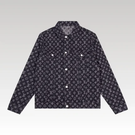 Jacket Louis Vuitton Black Monogram Denim - Drip Slum