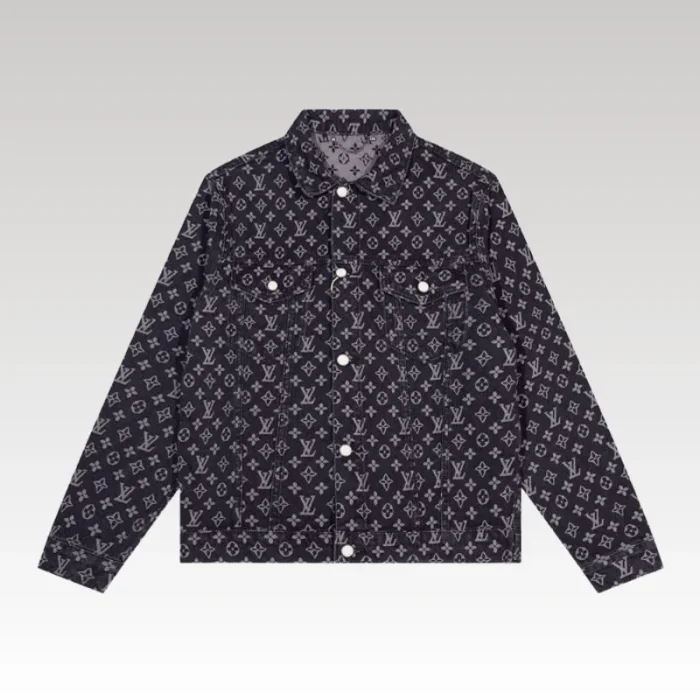 Jacket Louis Vuitton Black Monogram Denim - Drip Slum