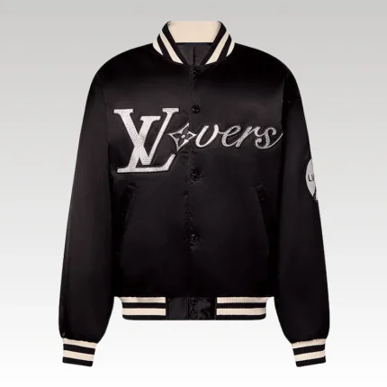 Jacket Louis Vuitton 'LV Lovers' Nylon Crystal Baseball - Drip Slum