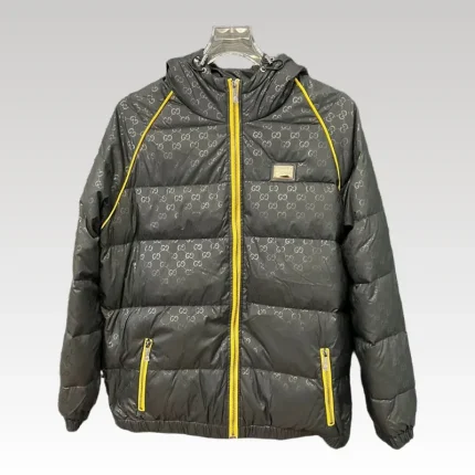 Jacket Puffer Gucci GG Monogram Hooded GC111 - Drip Slum