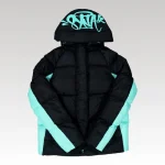 Jacket Puffer Synaworld black/Blue - Drip Slum