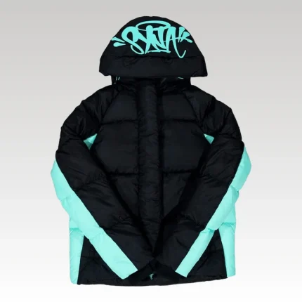 Jacket Puffer Synaworld black/Blue - Drip Slum