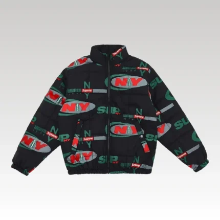 Jacket Supreme NY 1994 Puffer Black SP052 - Drip Slum
