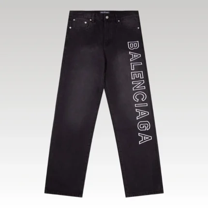 Jeans Balenciaga BB Logo Blue BL047 - Drip Slum