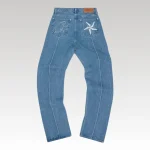 Jeans Corteiz C-Star Blue - Drip Slum