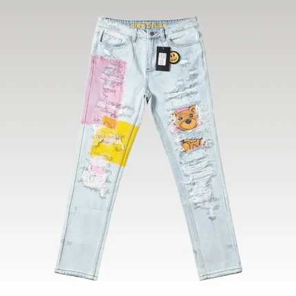 Jeans Drew House Distressed Bear - Drip Slum
