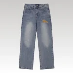 Jeans Louis Vuitton LV Light Wash Embroidered - Drip Slum