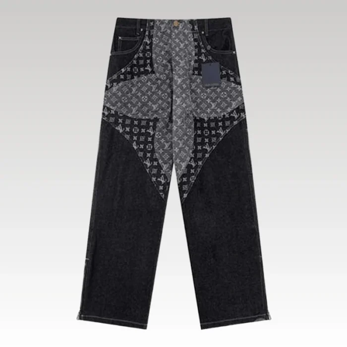 Jeans Louis Vuitton Monogram Flower Denim - Drip Slum