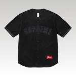 Jersey Supreme Button-Up Velour Logo SP042 - Drip Slum