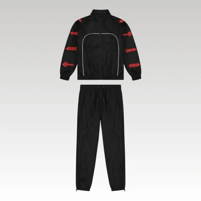 Kit Trapstar Irongate 2.0 Shellsuit Red black - Drip Slum