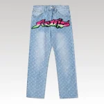 Louis Vuitton LV Graffiti Monogram Jeans - Drip Slum