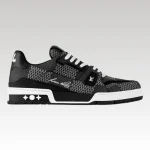 Louis Vuitton Trainer Plaid Black White - Drip Slum