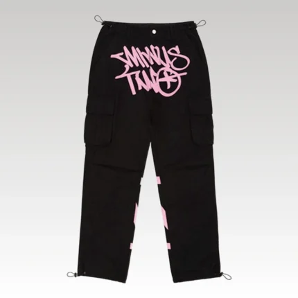 Minus Two Cargo black/Rosa - Drip Slum