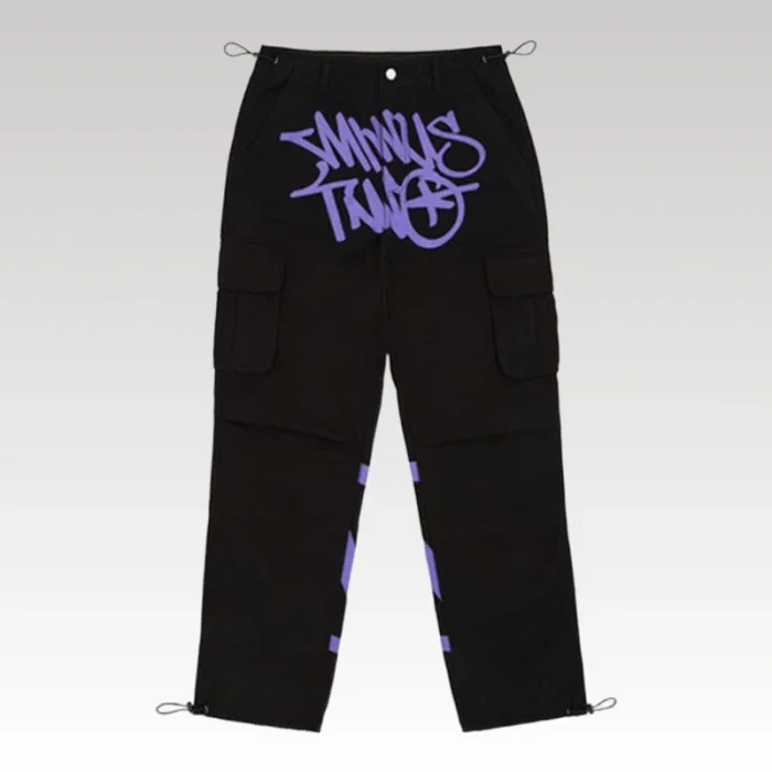 Minus Two Cargo black/Roxa - Drip Slum