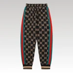 Pants Gucci GG Monogram Black GC106 - Drip Slum