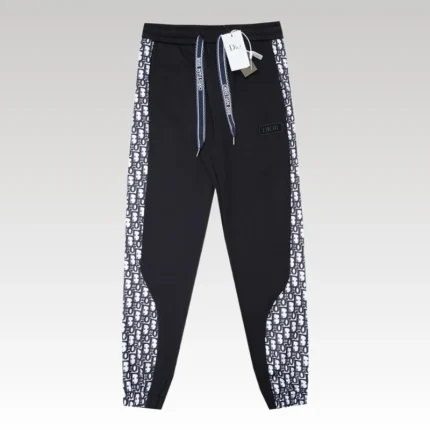 Pants Track Dior Monogram Black DO067 - Drip Slum