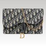 Pochette Dior Saddle Jacquard Oblique DOW003 - Drip Slum