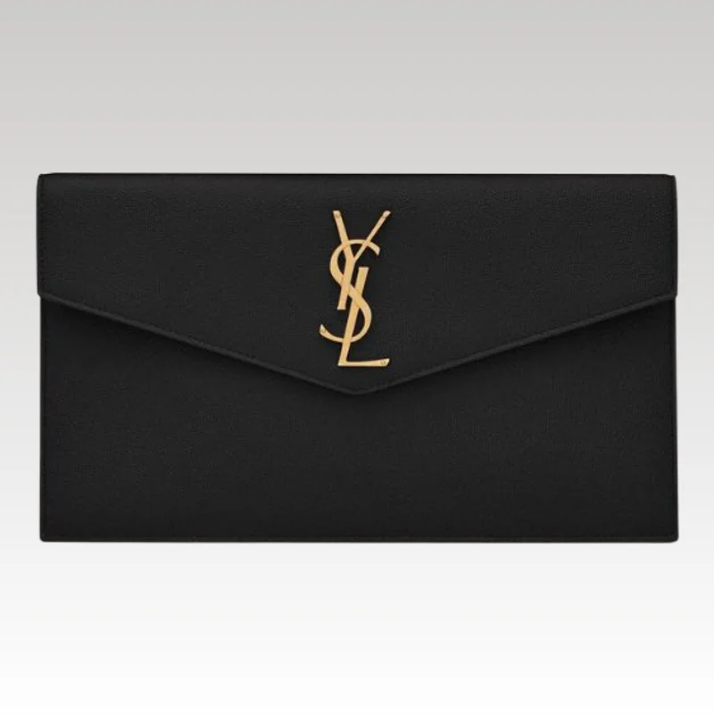 Pochette Yves Saint Laurent Uptown In Pelle Goffrata Grain de Poudre YSL008 - Drip Slum