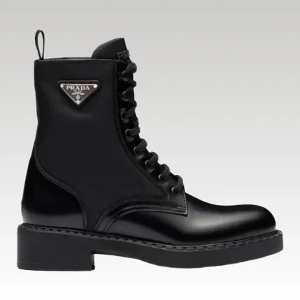 Prada Boot Stivaletti in Pelle Spazzolata e Re-Nylon PDW010 - Drip Slum