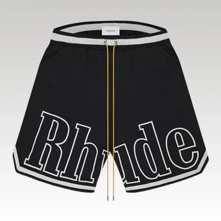 Rhude Court Logo Shorts - Drip Slum