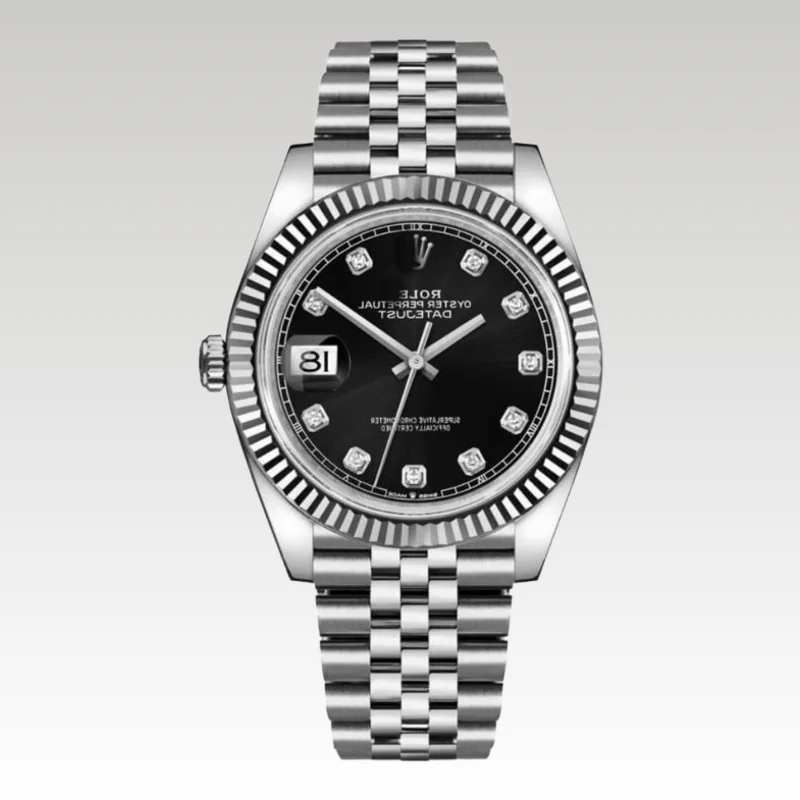 Rolex Date Just Champagne Diamond RLX017 - Drip Slum