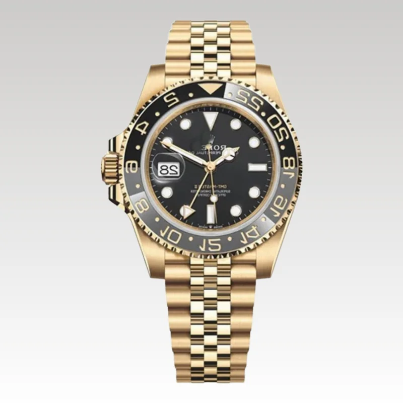Rolex GMT Master ll Black Gold Jubilee RLX051 - Drip Slum