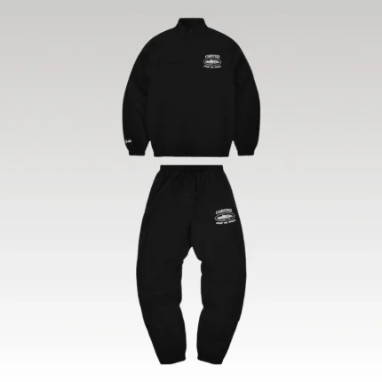Set Corteiz Shukushuku Tracksuit Black - Drip Slum