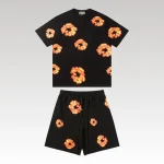 Set Denim Tears Floral Print Black - Drip Slum
