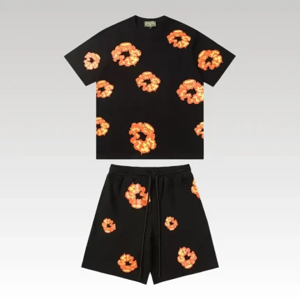 Set Denim Tears Floral Print Black - Drip Slum