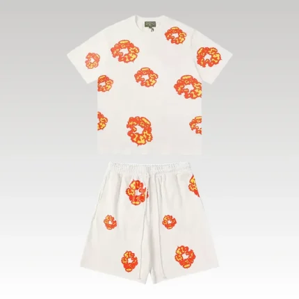 Set Denim Tears Floral Print White - Drip Slum