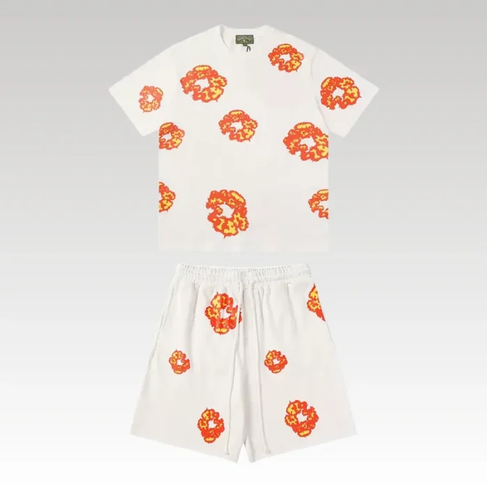 Set Denim Tears Floral Print White - Drip Slum