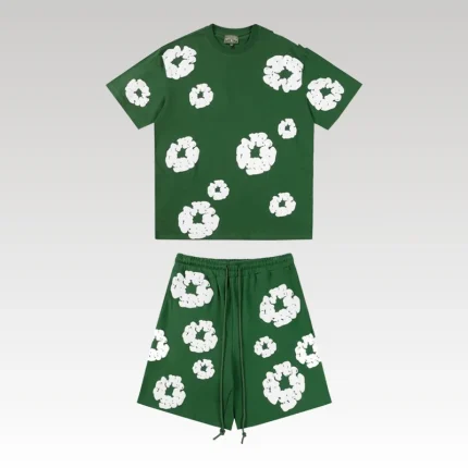 Set Denim Tears White Clouds Green - Drip Slum