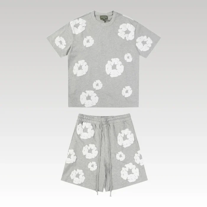 Set Denim Tears White Clouds Grey - Drip Slum