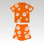 Set Denim Tears White Clouds Orange - Drip Slum