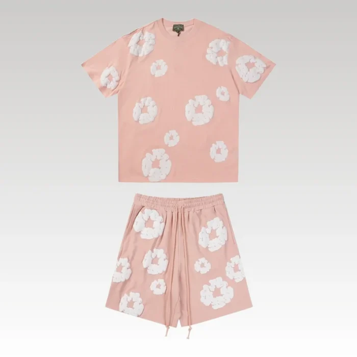Set Denim Tears White Clouds Pink - Drip Slum