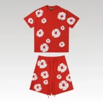 Set Denim Tears White Clouds Red - Drip Slum