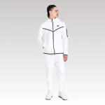 Set Nike Tech Fleece White - Drip Slum
