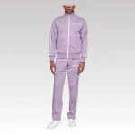 Set Palm Angels Logo Tracksuit Lilac - Drip Slum