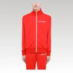 Set Palm Angels Logo Tracksuit Red - Drip Slum