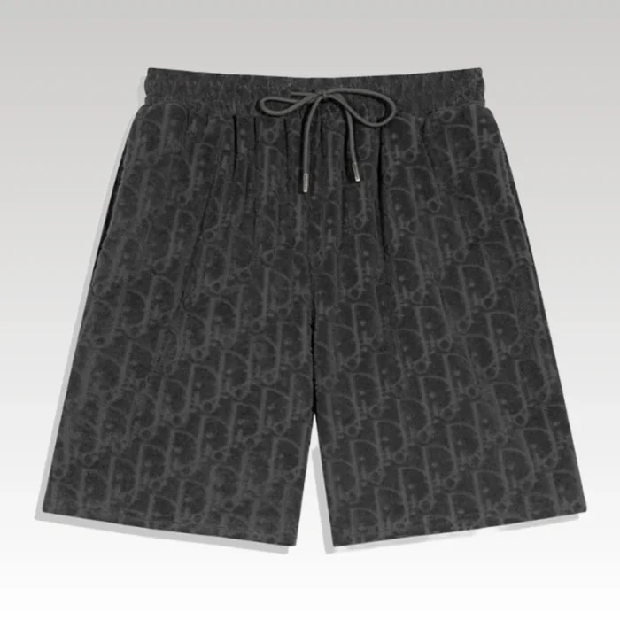 Short Dior Monogram Black Drawstring DO056 - Drip Slum