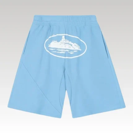 Shorts Corteiz Alcatraz Baby Blue - Drip Slum