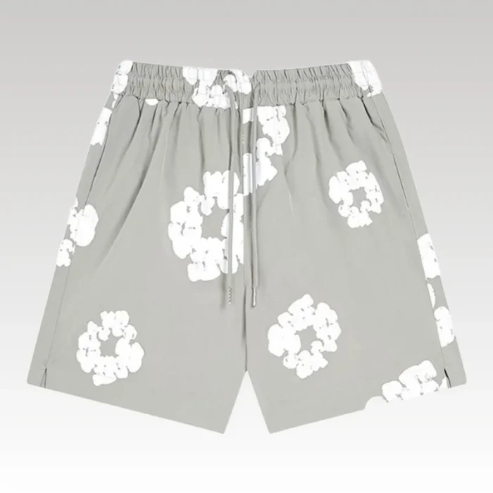 Shorts Denim Tears Circle Clouds Grey - Drip Slum