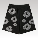 Shorts Denim Tears Grey Clouds Black - Drip Slum
