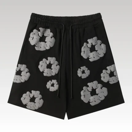 Shorts Denim Tears Grey Clouds Black - Drip Slum