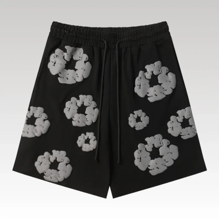 Shorts Denim Tears Grey Clouds Black - Drip Slum
