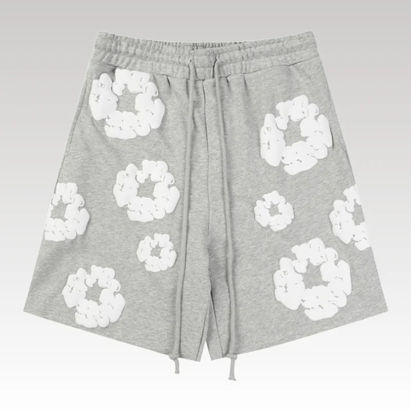 Shorts Denim Tears White Clouds Grey - Drip Slum